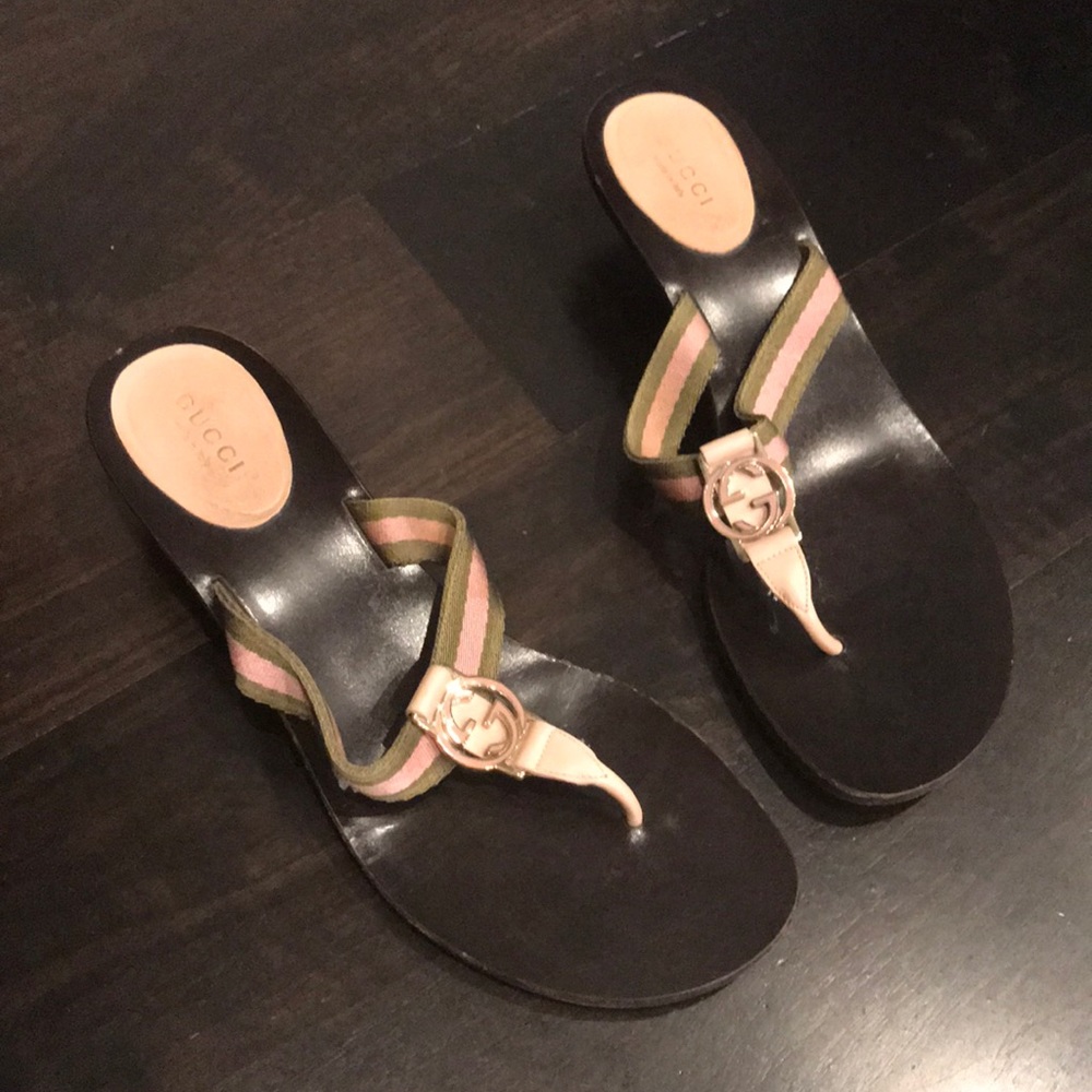 Gucci Heeled Thong Sandals TOM FORD Era